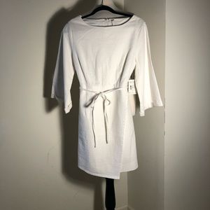 NWT Free People Off-white denim dress sz 8